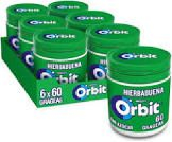 BOTE CHICLES ORBIT HIERBABUENA, 6 und
